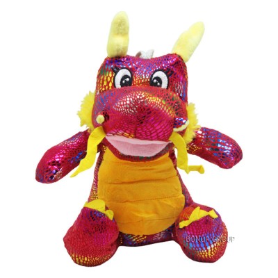 Детская мягкая игрушка Дракончик Can Fa Toys плюшевая яркая чешуя 30 см красный 225222770