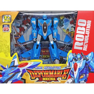 Детская игровая игрушка Робот самолет трансформер ROBO REVOLUTION Can Fa Toys  разноцветный 17 см 225223555