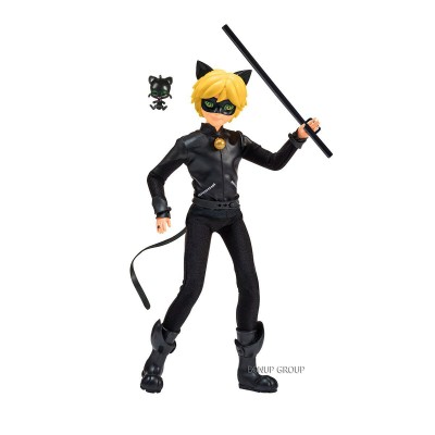 Детская кукла мальчик Супер Кот и Квами Плагг Miraculous герой мультфильма Леди Баг и Супер Кот аксессуары 27 см 255225001