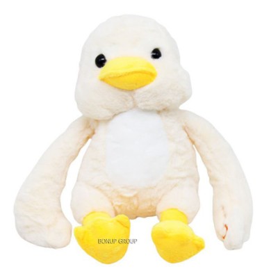 Детская мягкая игрушка Зверушки Уточка CH TOYS плюшевый молочный 45 см 255227324
