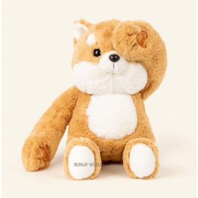 Детская мягкая игрушка Зверушки Щенок CH TOYS плюшевый коричневый 45 см 255227326