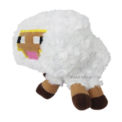 Детская мягкая игрушка Овечка Can Fa Toys герой культовой игры Майнкрафт плюшевый белый 20 см 255227616