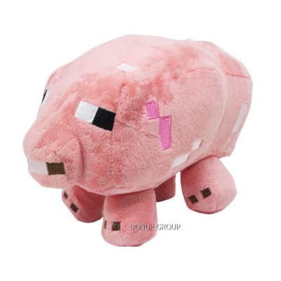 Детская мягкая игрушка Свинка Can Fa Toys герой культовой игры Майнкрафт плюшевый розовый 20 см 255227621