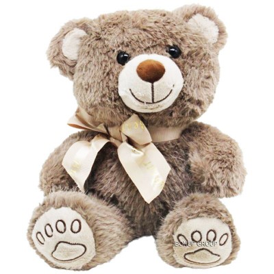 Детская мягкая игрушка Мишка с бантом Can Fa Toys плюшевый какао 27 см 255228260