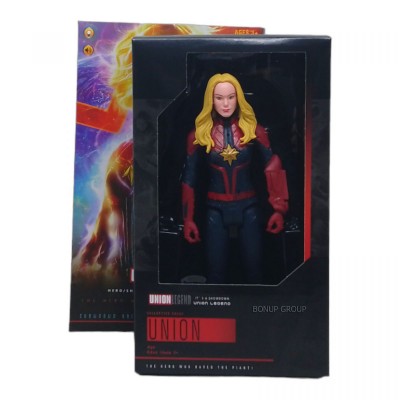 Игровая фигурка супергерой Капитан Марвел Can Fa Toys герой комиксов свет звук разноцветный 27 см 225230405