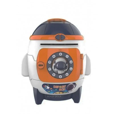 Детская игровая копилка сейф SPACE ROCKET CH TOYS космическая ракета развивающая звук оранжевый 225230581