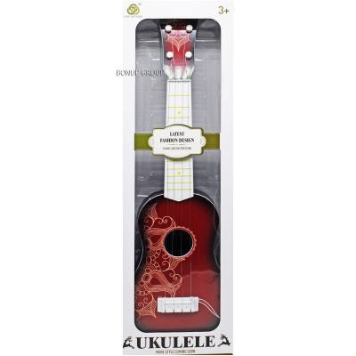 Детская музыкальная гитара Ukulele Can Fa Toys 4 cтруны красная 54 см 225230804