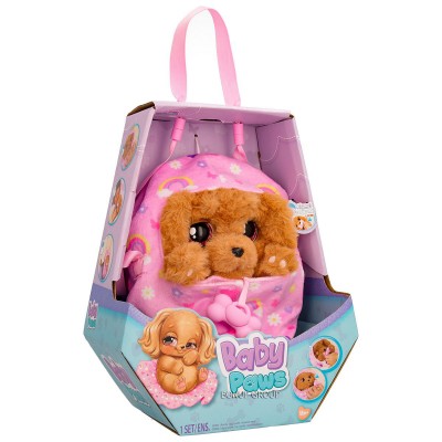 Детская мягкая интерактивная игрушка Щенок Кокер спаниель Мэгги BABY PAWS серия BABY PAWS плюшевый аксессуары звук движение коричневый 22 см 225231011