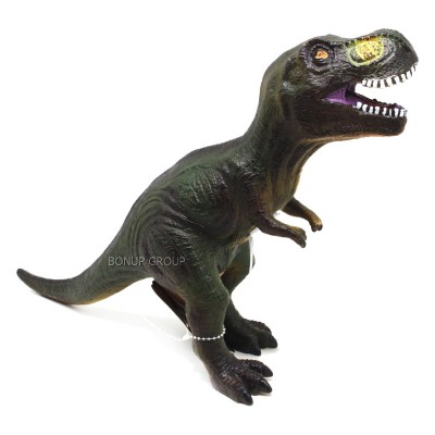 Детская игровая фигурка Динозавр Тираннозавр Сan Fa Toys резиновый звук коричневый 41 см 225231581