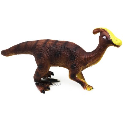Детская игровая фигурка Динозавр Паразауролоф Сan Fa Toys резиновый звук коричневый 41 см 225231582