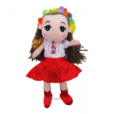 Детская мягкая кукла Маленькая Украиночка  Can Fa Toys игрушка партиотическая разноцветная 36 см 225232189