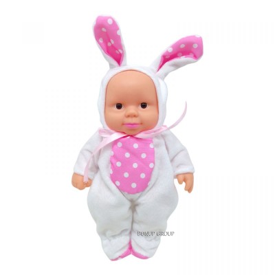 Детская кукла пупс в костюме Зайчика Can Fa Toys белый 22 см 225232285