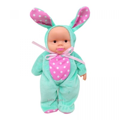 Детская кукла пупс в костюме Зайчика Can Fa Toys мятный 22 см 225232286