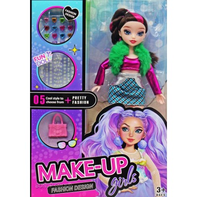 Детская кукла пупс MAKEUP GIRLS Can Fa Toys  аксессуары 28 см розовый 225232469