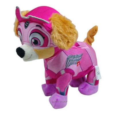 Интерактивная детская игрушка щенок Скай Щенячий патруль Can Fa Toys персонаж мультсериала Paw patrol свет звук движение розовый 24 см 225233069