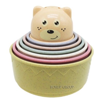 Детский набор для купания Пирамидка CAN FA TOYS 7 элементов разноцветный 11 см 225233260