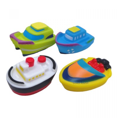 Детский набор игрушек для купания Кораблики BIBI TOYS 4 игрушки разноцветные 11 см 225233655