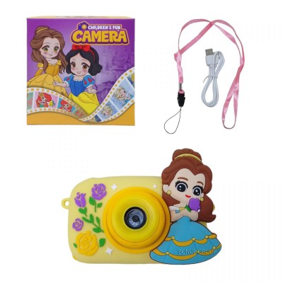 Детский цифровой фотоаппарат Принцессы Дисней Белль CAN FA TOYS разноцветный 10 см 225233823