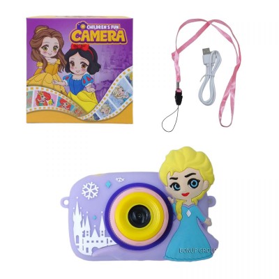 Детский цифровой фотоаппарат Принцессы Дисней Эльза CAN FA TOYS разноцветный 10 см 225233824