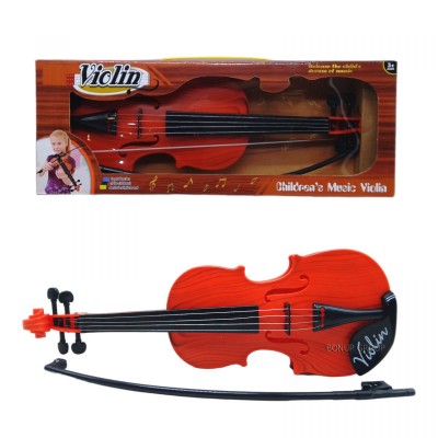 Детская музыкальная игрушка Скрипка со струнами Can Fa Toys оранжевый 43 см 225235494