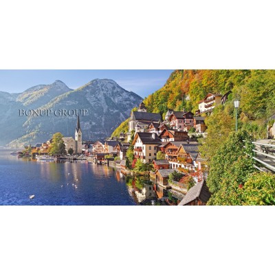 Пазлы Город на берегу моря Hallstatt Austria CASTORLAND 4000 деталей NEW 22523559