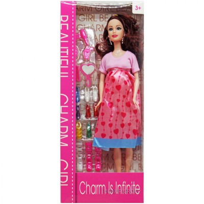 Детская кукла беременная в розовом платье Charm is Infinite Can Fa Toys розовый 28 см 225236069