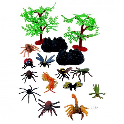 Детский игровой набор JUNGLE LIFE Can Fa Toys 12 фигурок 4 локации 18 см разноцветный 225236988