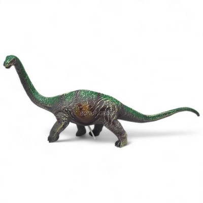 Детская игровая фигурка Динозавр Диплодок Сan Fa Toys резиновый звук серый 31 см 225237019
