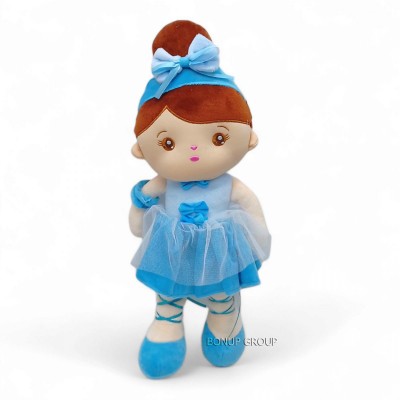 Детская мягкая кукла Девочка CH Toys  плюшевая голубой 40 см 225237114