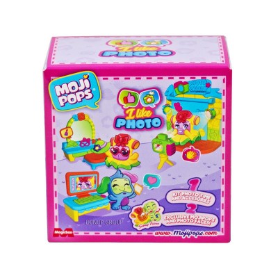 Детский игровой набор Фотостудия Moji Pops коллекционные 2 фигурки 13 см разноцветный 225237296
