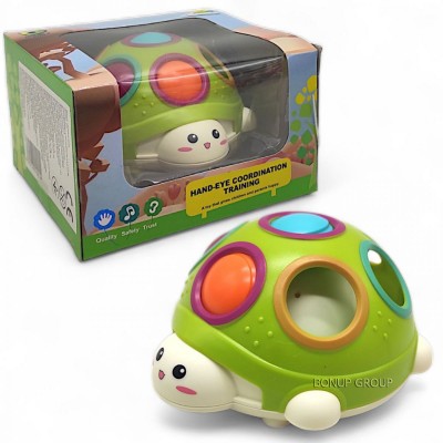 Детская игрушка сортер логика 2в1 Черепашка Can Fa Toys разноцветный 13 см 225237872