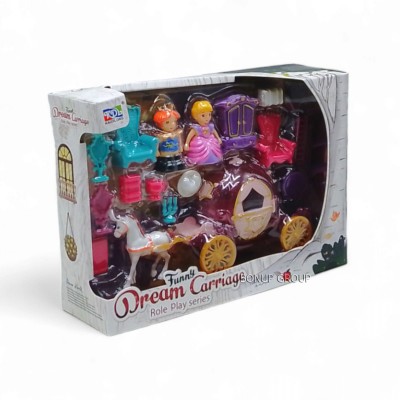 Детский игровой набор DREAM CARRIAGE KAIDILONG розовый 27 см 255237941