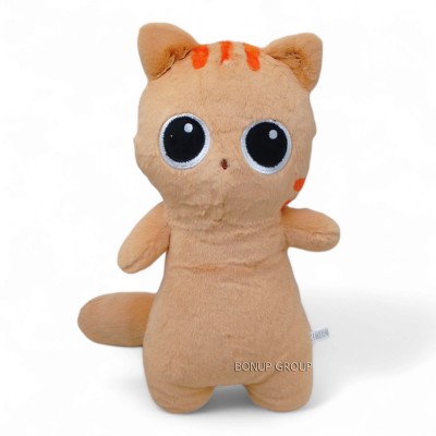 Детская мягкая игрушка Котик CAN FA TOYS плюшевый персиковый 30 см 255238026