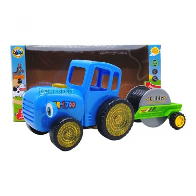 Детская  интерактивная музыкальная игрушка Синий трактор Can Fa Toys движение свет звук синий 30 см 225238604