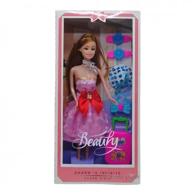 Детская кукла с аксессуарами Beauty Can Fa Toys розовый 28 см 225239223