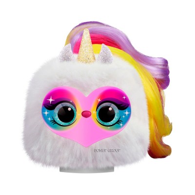 Детская мягкая интерактивная игрушка Единорог LUMIES ПИКСИ POMSIES звук свет розовый 8 см 225239326