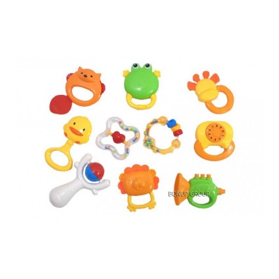 Детский набор погремушек Саn Fa Toys свет звук разноцветный 26 см 225239861