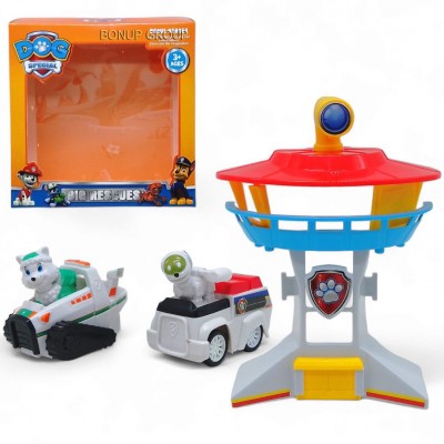 Детский игровой набор Щенячий Патруль База Эверест и Робопес Can Fa Toys разноцветный 19 см 225240249