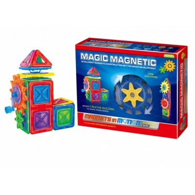 Детский магнитный конструктор Magic Magnetic пространственное мышление и логическое развитие детей, развивающие игры 225.JH6876