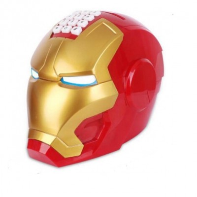 Копилка-сейф детская электронная с кодовым замком и купюроприемником UKC Iron Man "Шлем железного человека" 1301092256688-7
